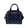 Anchor Pattern Print Design 05 Shoulder Handbag