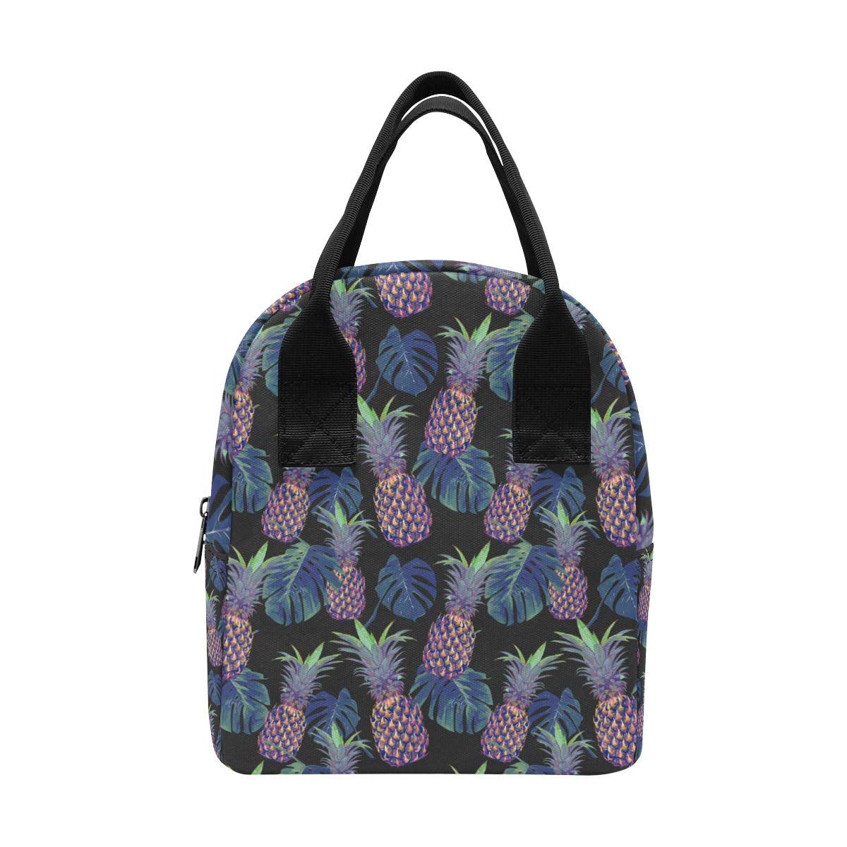 Pineapple Pattern Print Design PP04 Insulated Lunch Bag