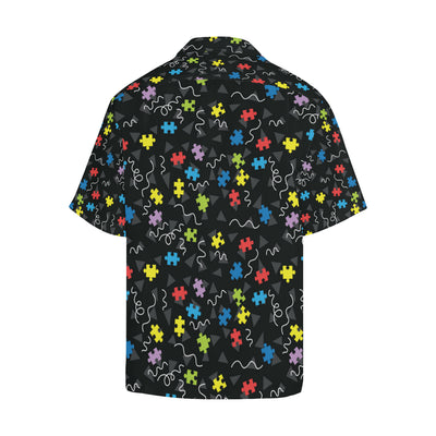 Autism Awareness Pattern Print Design 01 Men's Hawaiian Shirt