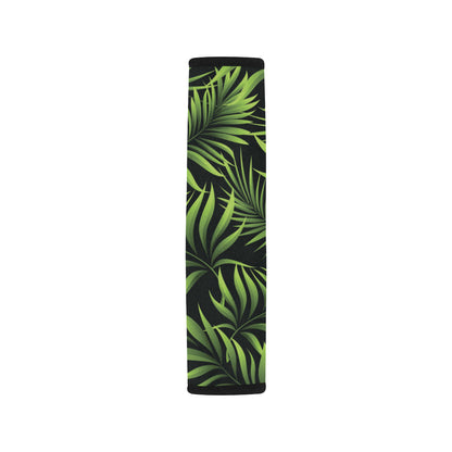Palm Leaves Pattern Print Design PL07 Car Seat Belt Cover