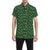 Peacock Feather Green Design Print Men's Short Sleeve Button Up Shirt