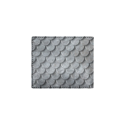Armor Scales Pattern Print Design 03 Men's ID Card Wallet