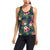 Hibiscus Pattern Print Design HB028 Women's Racerback Tank Top