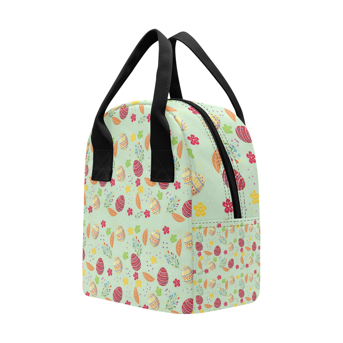 Easter Eggs Pattern Print Design RB07 Insulated Lunch Bag