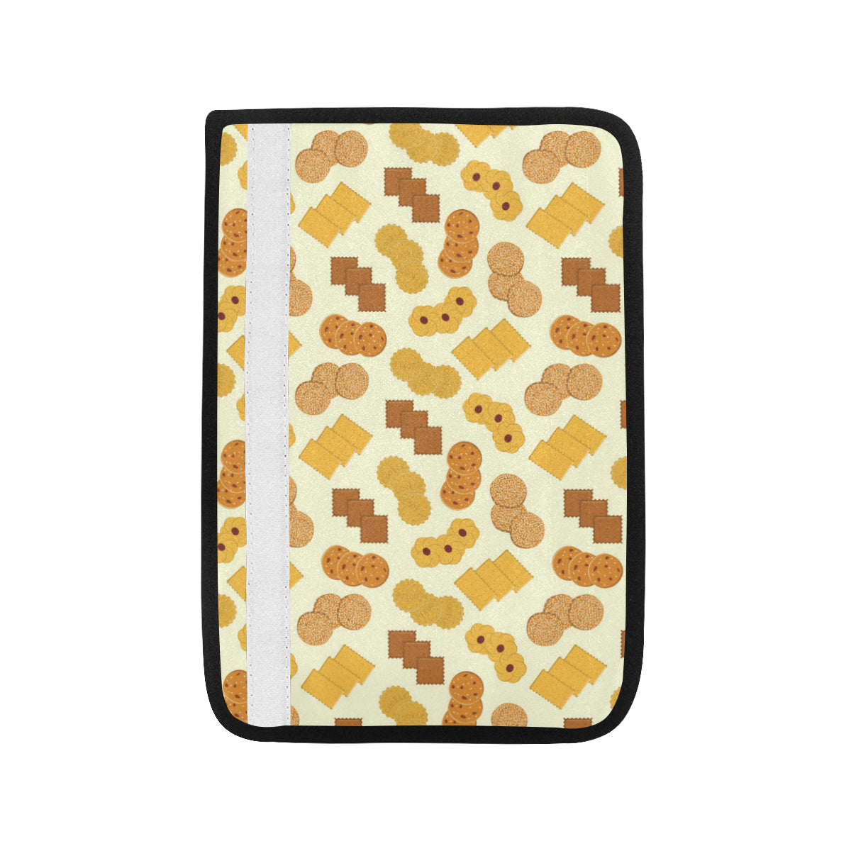 Cookie Pattern Print Design 06 Car Seat Belt Cover