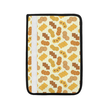 Cookie Pattern Print Design 06 Car Seat Belt Cover