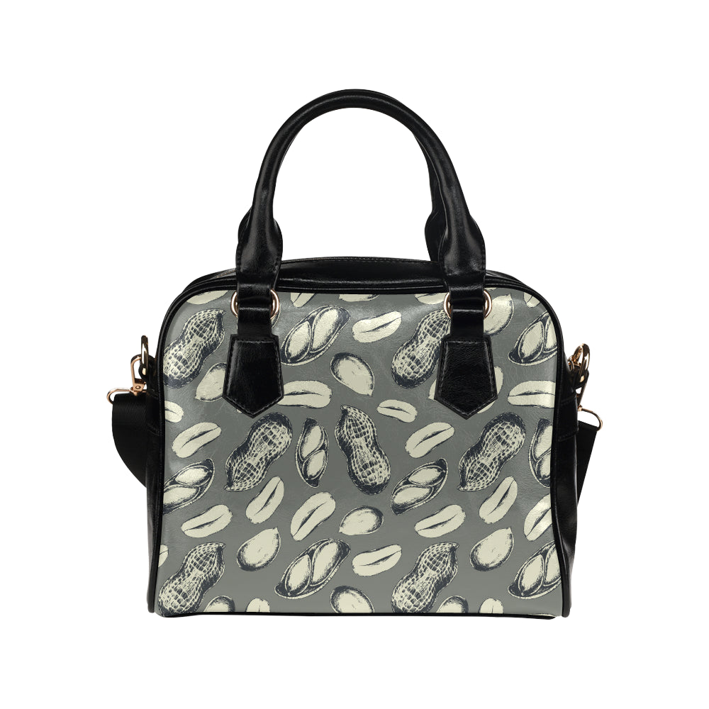 Peanut Pattern Print Design A01 Shoulder Handbag