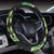 Hawaiian Flower Tropical Palm Leaves Steering Wheel Cover with Elastic Edge