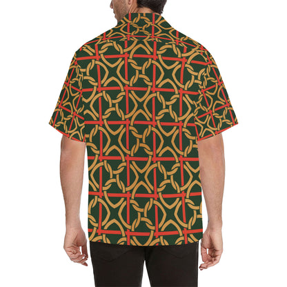 Irish Pattern Print Design 01 Men's Hawaiian Shirt