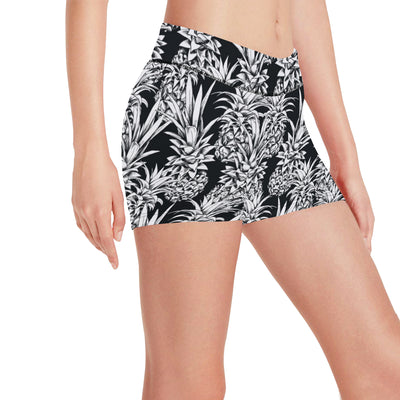 Pineapple Pattern Print Design PP08 Yoga Shorts