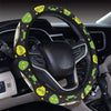 Alien UFO Pattern Steering Wheel Cover with Elastic Edge