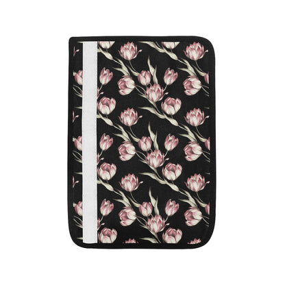 Tulip Pink Pattern Print Design TP02 Car Seat Belt Cover