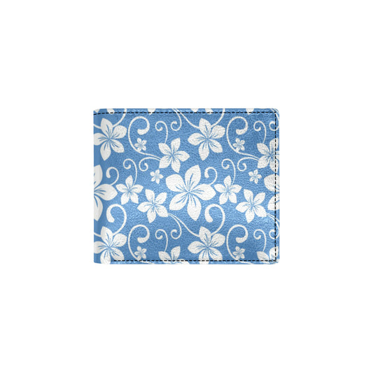 Hibiscus Pattern Print Design HB09 Men's ID Card Wallet