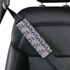 Bird Of Paradise Pattern Print Design 03 Car Seat Belt Cover