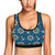 Anchor Pattern Print Design 02 Sports Bra