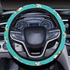 Beagle Pattern Print Design 05 Steering Wheel Cover with Elastic Edge