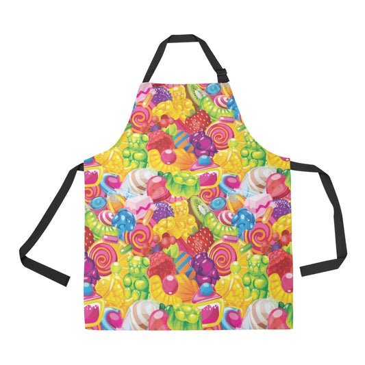 Candy Pattern Print Design CA01 Apron with Pocket