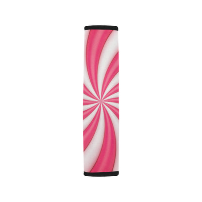 Vortex Twist Swirl Candy Print Car Seat Belt Cover