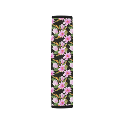 Magnolia Pattern Print Design MAG08 Car Seat Belt Cover
