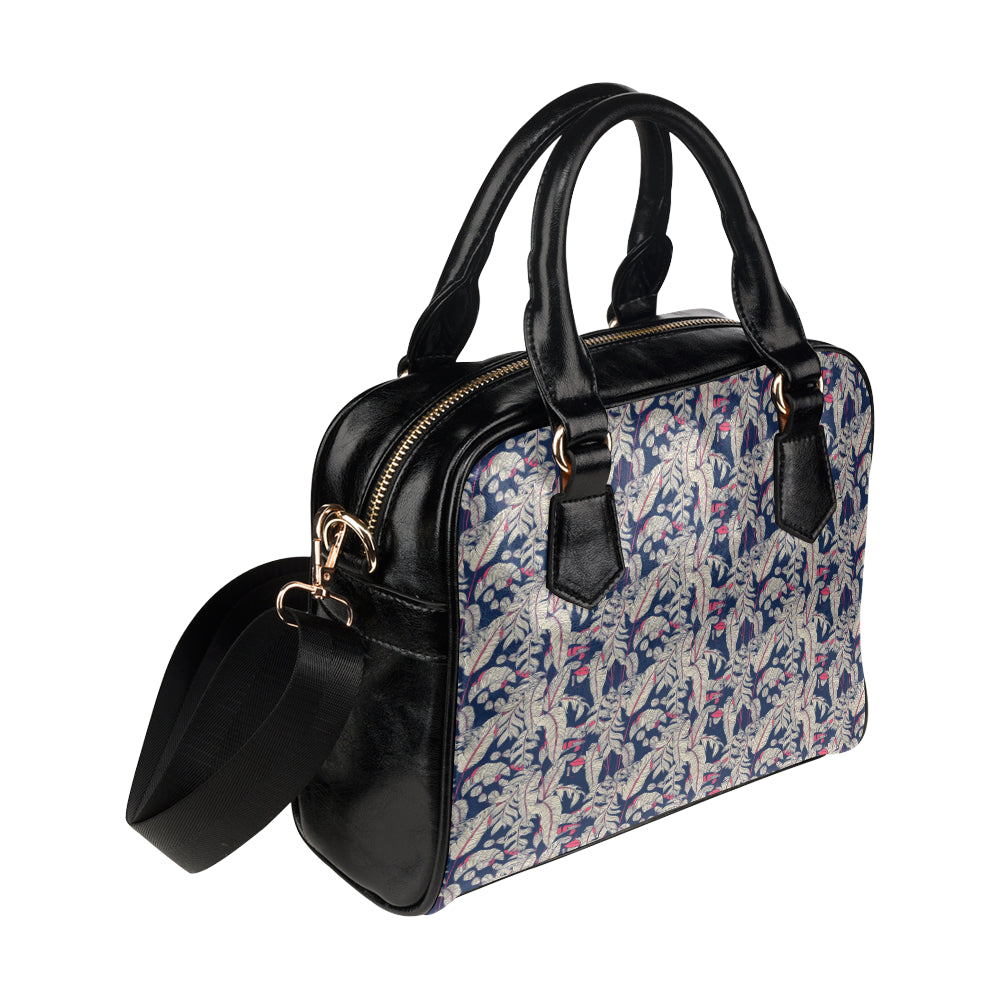 Bird Of Paradise Pattern Print Design 03 Shoulder Handbag