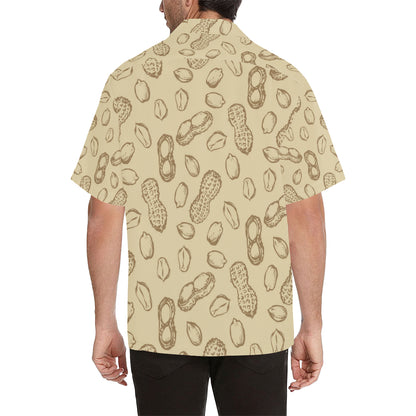 Peanut Pattern Print Design A02 Men's Hawaiian Shirt