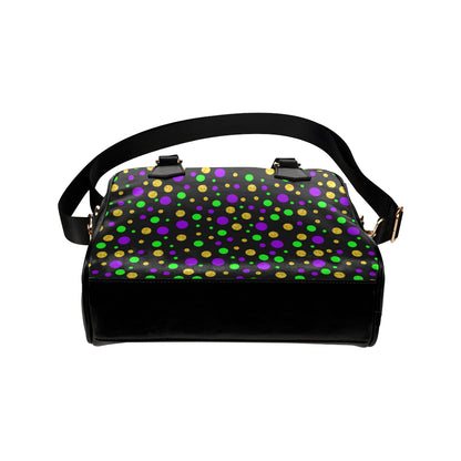 Mardi Gras Pattern Print Design 07 Shoulder Handbag