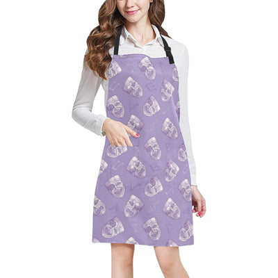 Acting Mask Pattern Print Design 05 Apron with Pocket