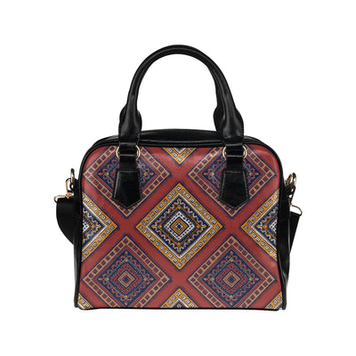 Native Pattern Print Design A06 Shoulder Handbag