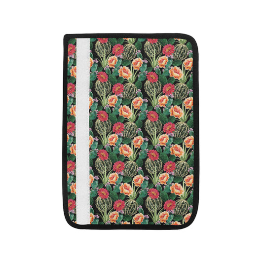Cactus Pattern Print Design 06 Car Seat Belt Cover