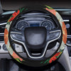 Amaryllis Pattern Print Design AL07 Steering Wheel Cover with Elastic Edge