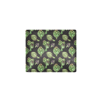 Artichoke Pattern Print Design 02 Men's ID Card Wallet