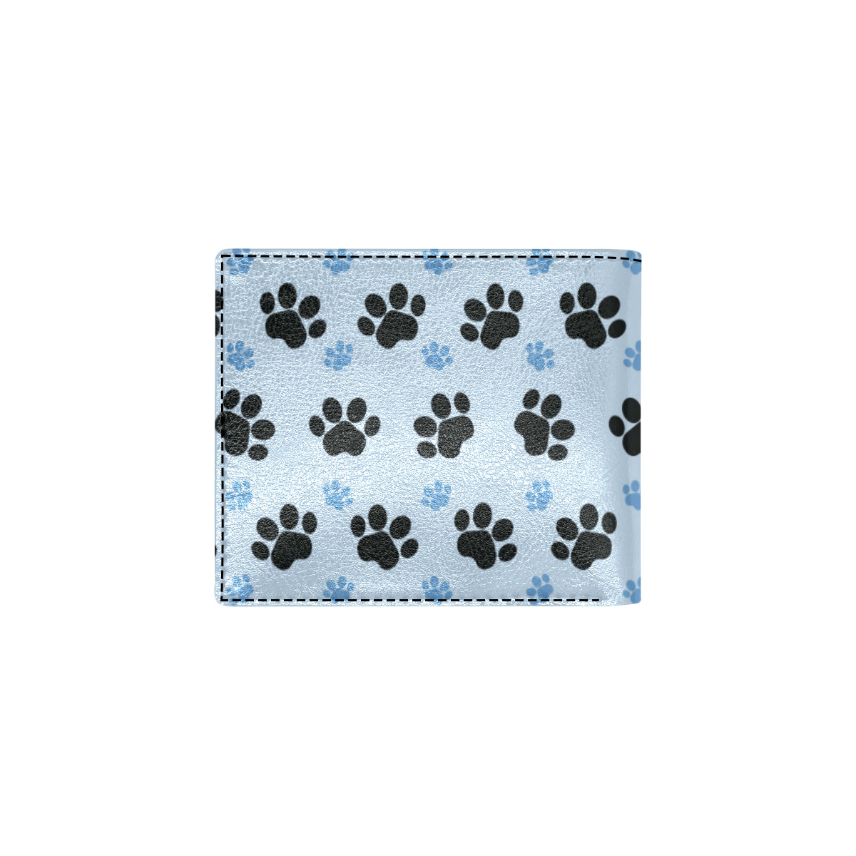 Paw Pattern Print Design A04 Men's ID Card Wallet