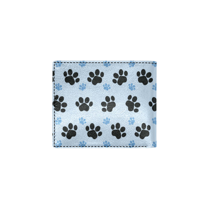 Paw Pattern Print Design A04 Men's ID Card Wallet