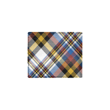 Madras Pattern Print Design 01 Men's ID Card Wallet