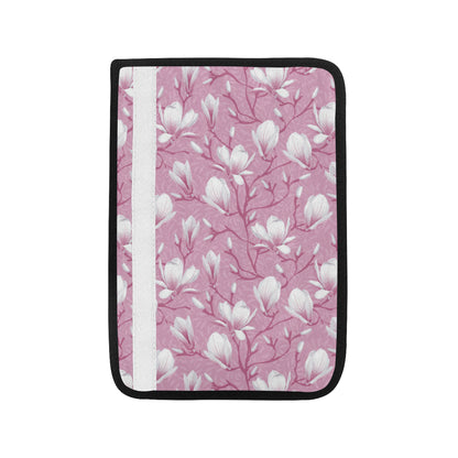 Magnolia Pattern Print Design MAG05 Car Seat Belt Cover