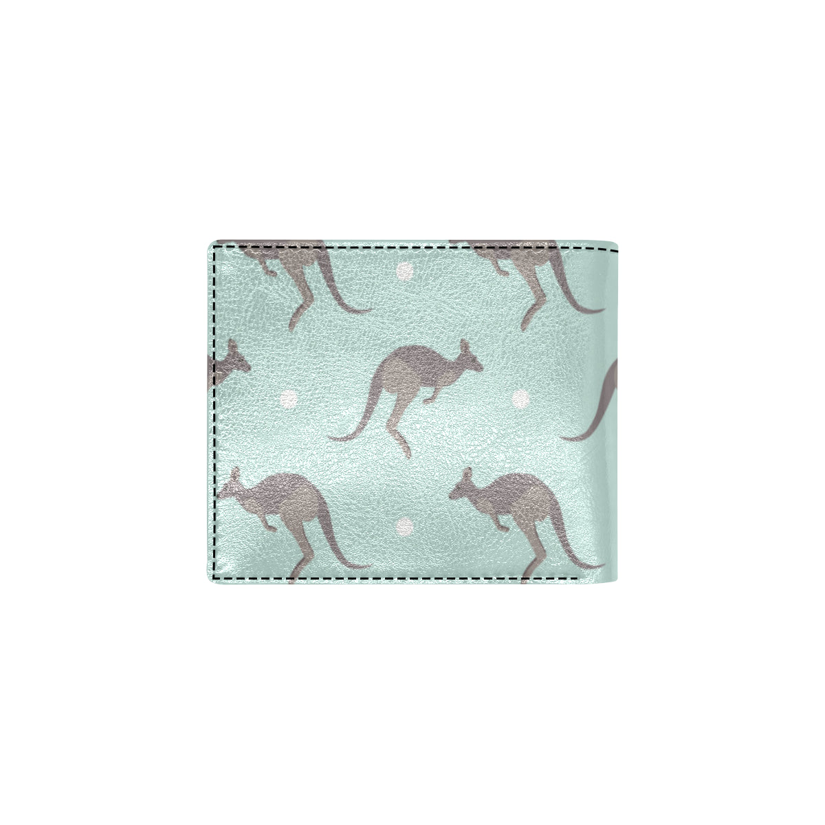 Kangaroos Pattern Print Design 04 Men's ID Card Wallet