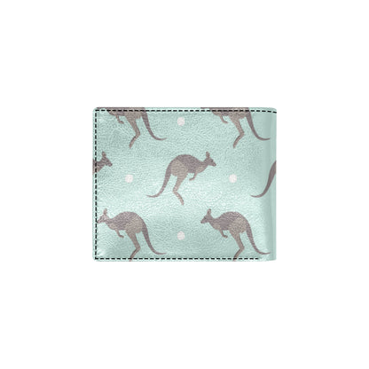 Kangaroos Pattern Print Design 04 Men's ID Card Wallet