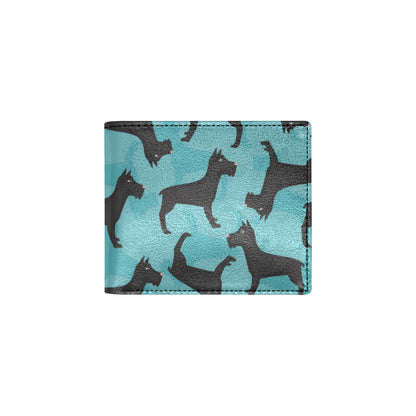 Schnauzers Pattern Print Design A01 Men's ID Card Wallet