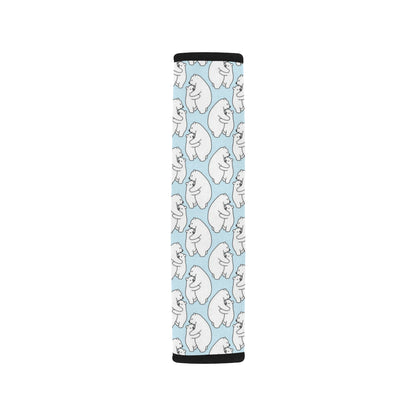 Polar Bear Pattern Print Design PB08 Car Seat Belt Cover