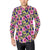 Pink Hibiscus Pattern Print Design HB027 Men's Long Sleeve Shirt