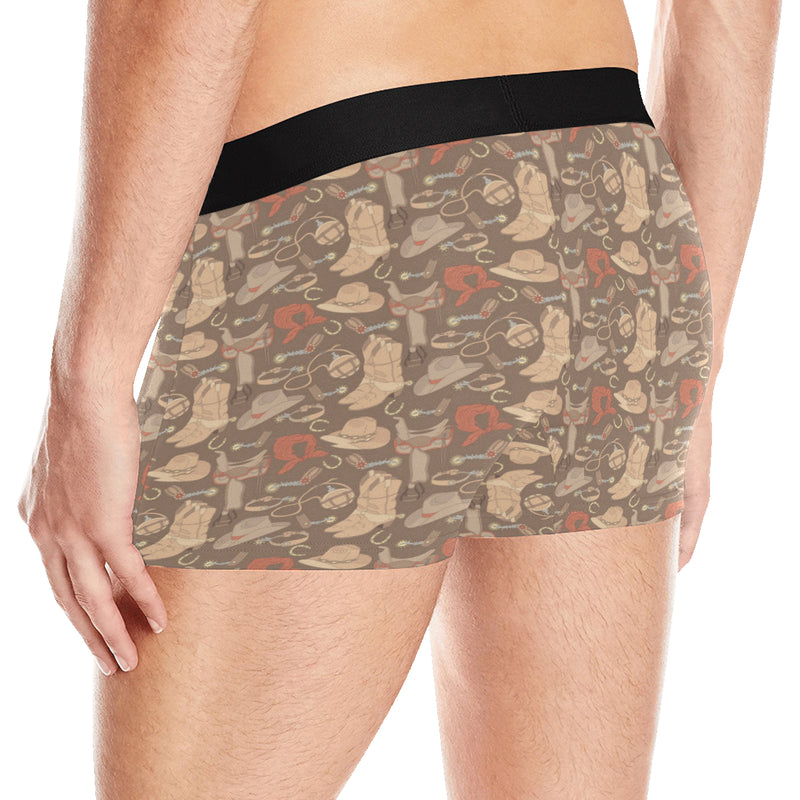 Cowboy Pattern Print Design 02 Men's Boxer Briefs