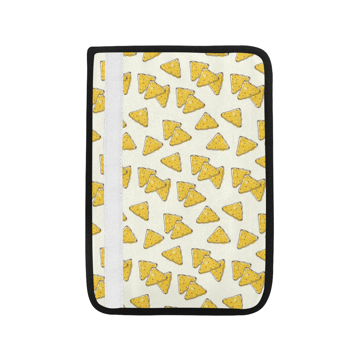 Nachos Pattern Print Design A01 Car Seat Belt Cover