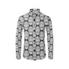 Lotus Mandala Print Pattern Men's Long Sleeve Shirt