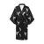 Hummingbird Pattern Print Design 06 Women's Short Kimono