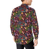 Peace Sign Colorful Design Print Men's Long Sleeve Shirt