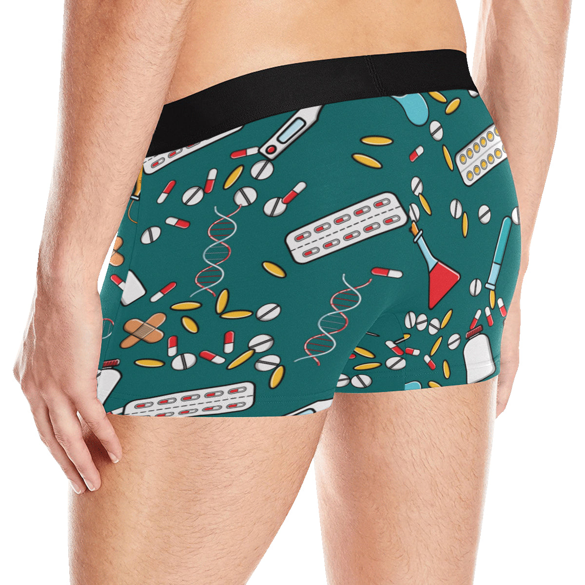 Nurse Pattern Print Design A05 Men's Boxer Briefs