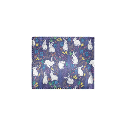 Bunny Pattern Print Design 01 Men's ID Card Wallet