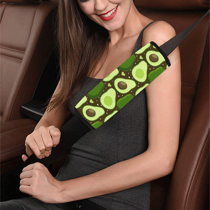 Avocado Pattern Print Design AC04 Car Seat Belt Cover