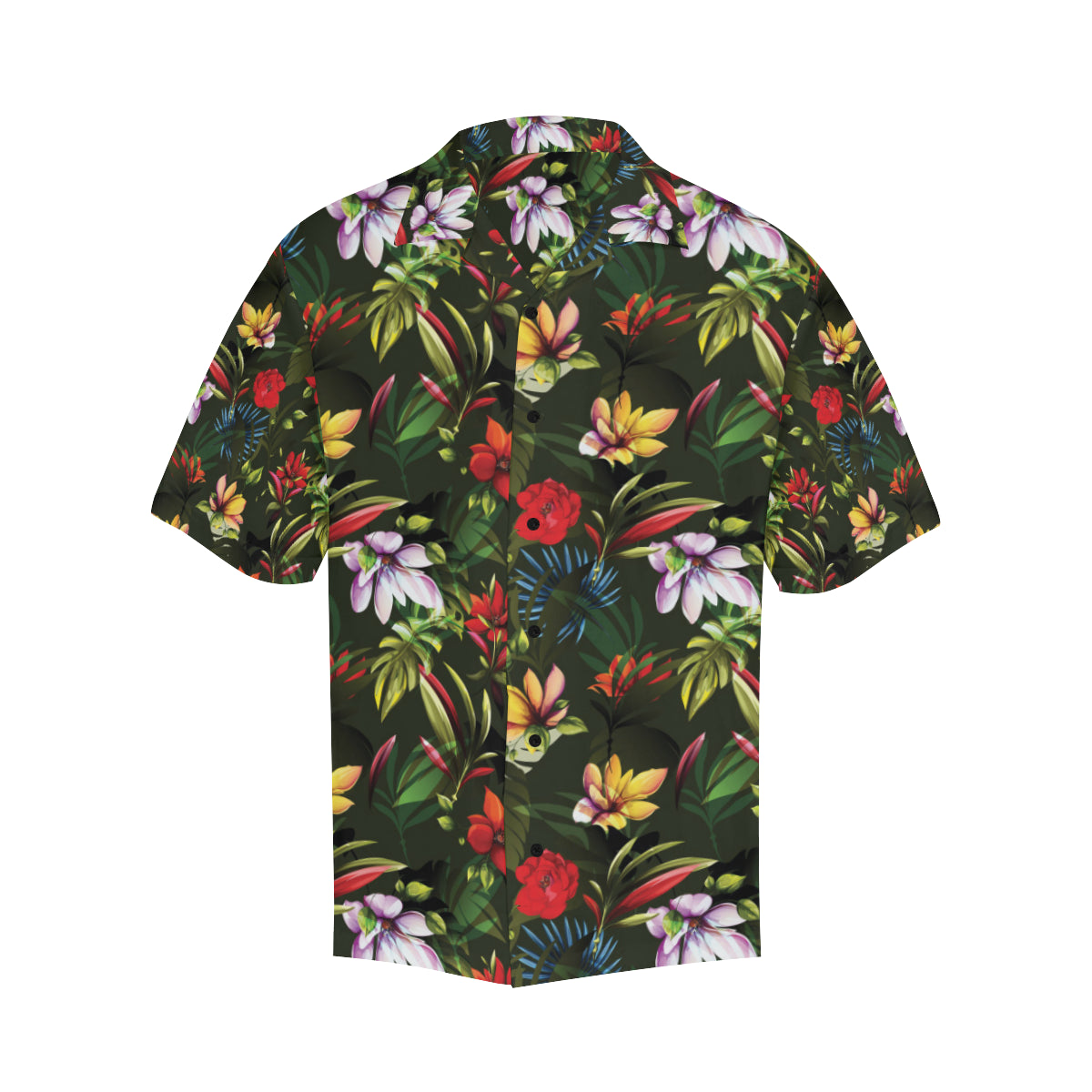 Magnolia Pattern Print Design 02 Men's Hawaiian Shirt