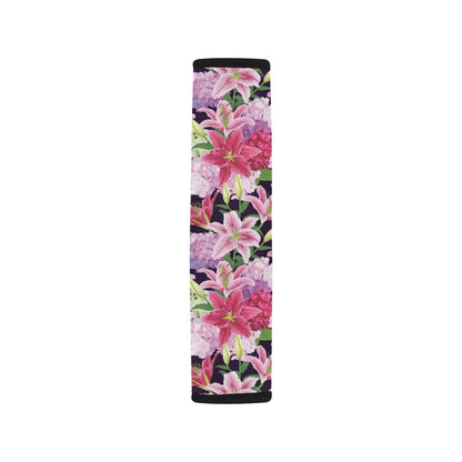 Lily Pattern Print Design LY017 Car Seat Belt Cover